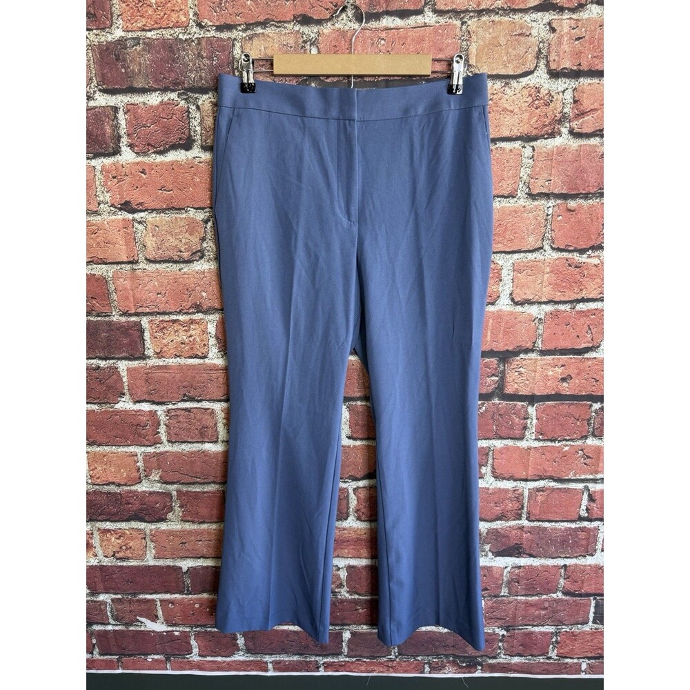 NWOT Ann Taylor 10P High Rise Trouser Pant Seasonless Stretch Sapphire Blue